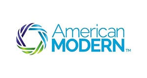 A logo of american modern with the words " america moderna ".