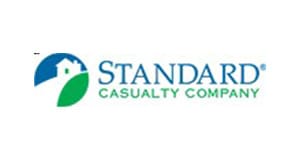 A logo of standard casualty company